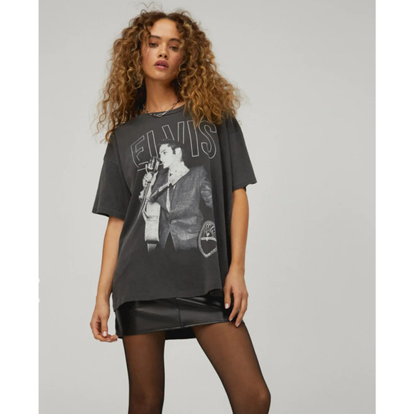 Daydreamer Sun Records X Elvis Merch Tee Black Medium NWOT - Picture 2 of 8